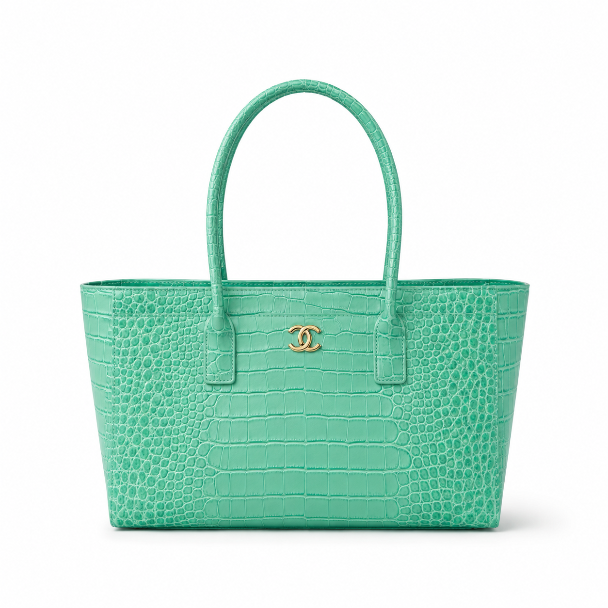 26SS crocodile bag - Turquoise